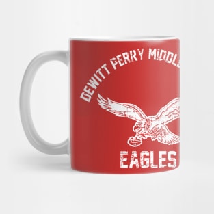 Dewitt Perry Middle School White Mug